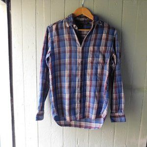 🍂 Blue Plaid Autumn Flannel